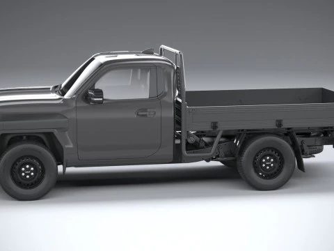 Kia Tasman Cargo SingleCab 2026 3D Model