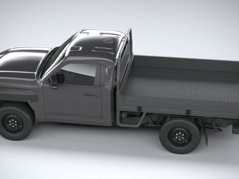 Kia Tasman Cargo SingleCab 2026 3D Model