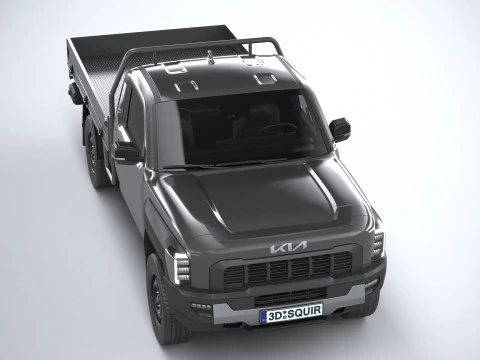 Kia Tasman Cargo SingleCab 2026 3D Model