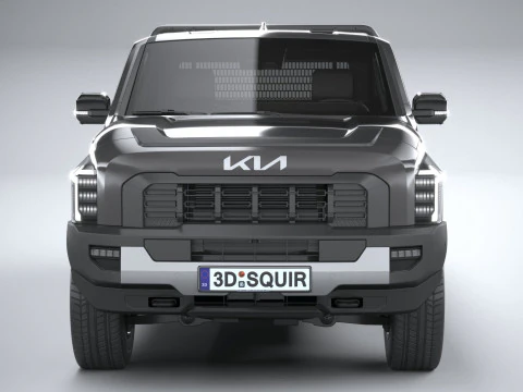 Kia Tasman Cargo SingleCab 2026 3D Model