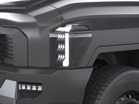 Kia Tasman Cargo SingleCab 2026 3D 모델