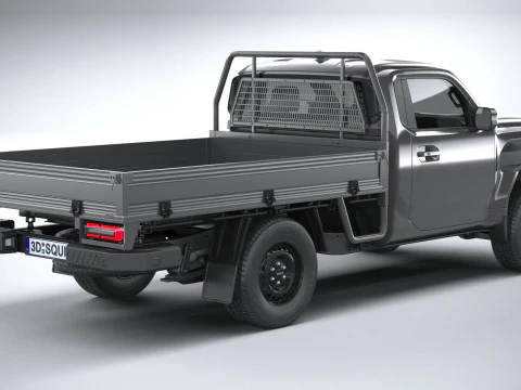Kia Tasman Cargo SingleCab 2026 3D Model