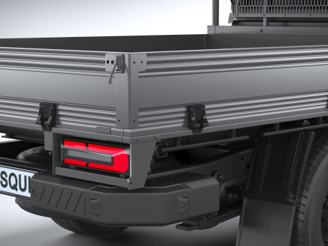Kia Tasman Cargo SingleCab 2026 3D 모델