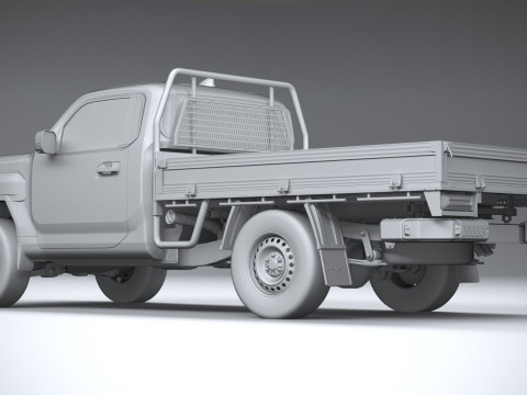 Kia Tasman Cargo SingleCab 2026 3D 모델