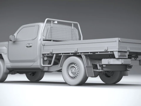 Kia Tasman Cargo SingleCab 2026 3D Model