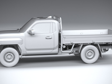 Kia Tasman Cargo SingleCab 2026 3D 모델