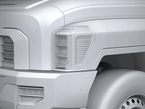 Kia Tasman Cargo SingleCab 2026 3D Model