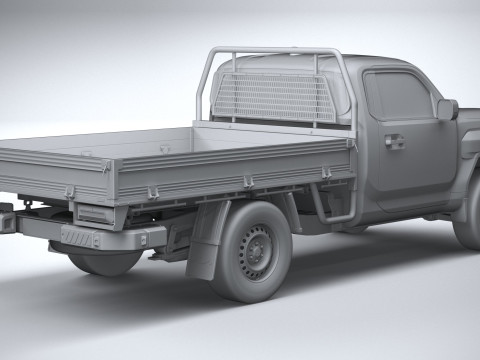 Kia Tasman Cargo SingleCab 2026 3D 모델