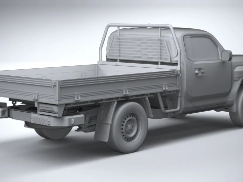 Kia Tasman Cargo SingleCab 2026 3D Model