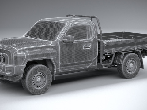 Kia Tasman Cargo SingleCab 2026 3D 모델