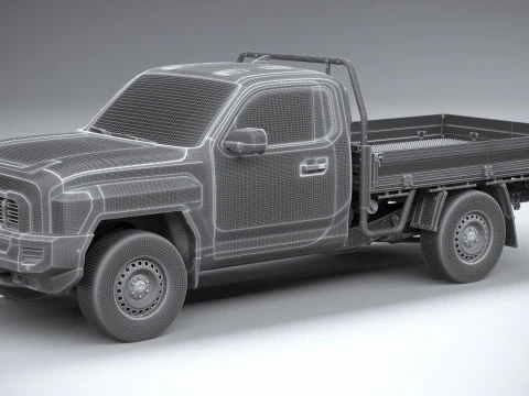 Kia Tasman Cargo SingleCab 2026 3D Model