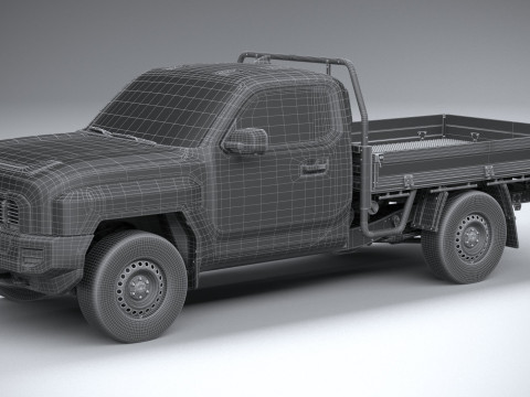Kia Tasman Cargo SingleCab 2026 3D 모델