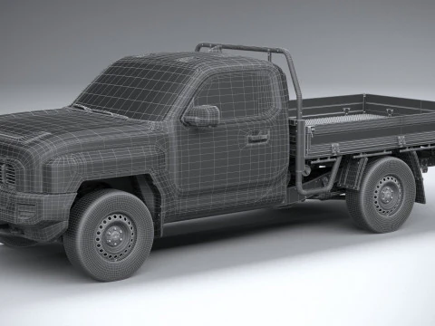 Kia Tasman Cargo SingleCab 2026 3D Model