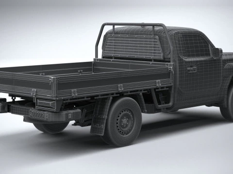 Kia Tasman Cargo SingleCab 2026 3D Model