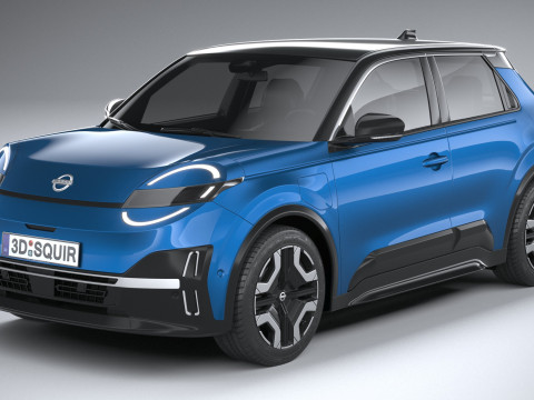 Nissan Micra EV 2026 Modelo 3D