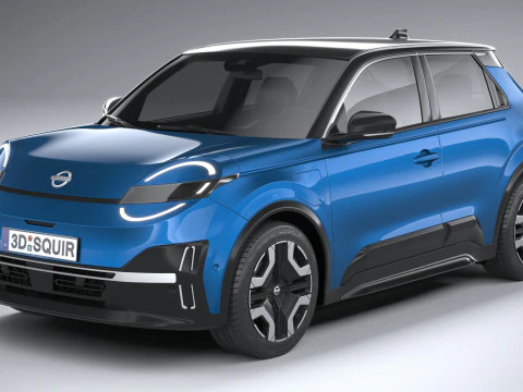 Nissan Micra EV 2026 3D Model