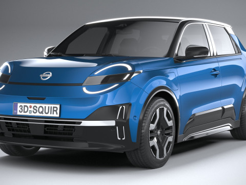 Nissan Micra EV 2026 Modelo 3D