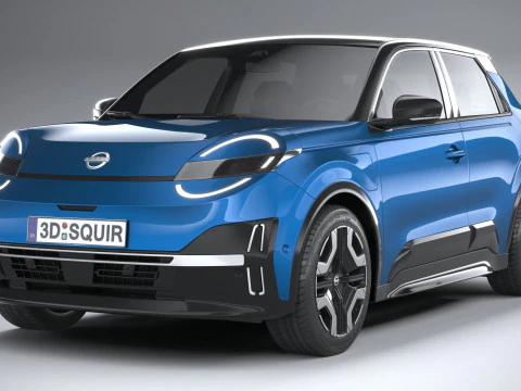 Nissan Micra EV 2026 3D Model