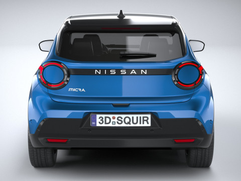 Nissan Micra EV 2026 Modelo 3D