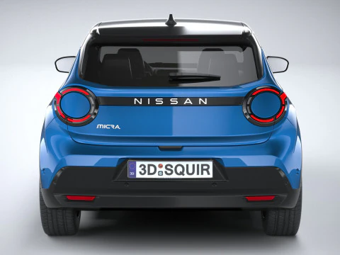 Nissan Micra EV 2026 3D Model