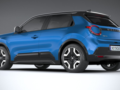 Nissan Micra EV 2026 Modelo 3D