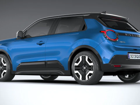 Nissan Micra EV 2026 3D Model