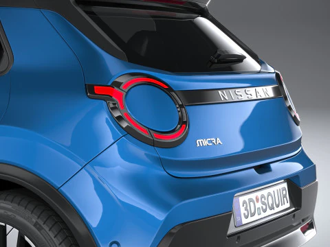 Nissan Micra EV 2026 3D Model