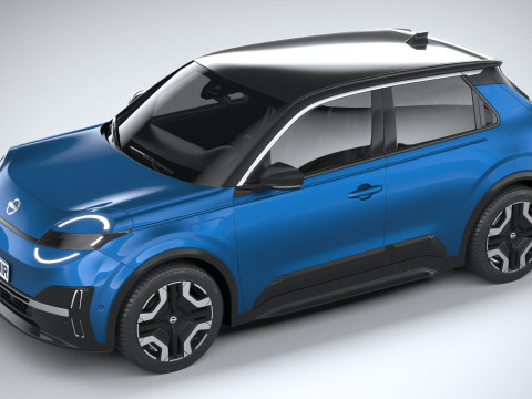 Nissan Micra EV 2026 Modelo 3D