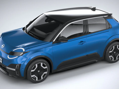 Nissan Micra EV 2026 3D Model