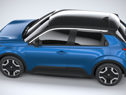 Nissan Micra EV 2026 Modelo 3D