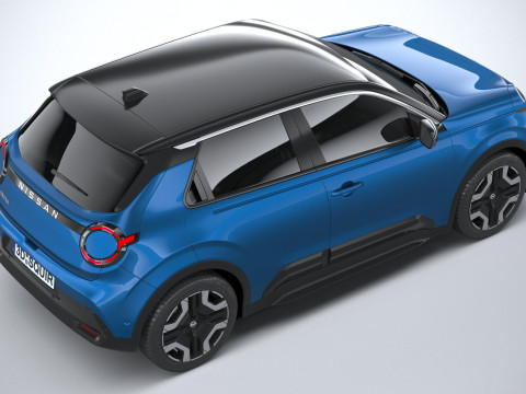 Nissan Micra EV 2026 Modelo 3D
