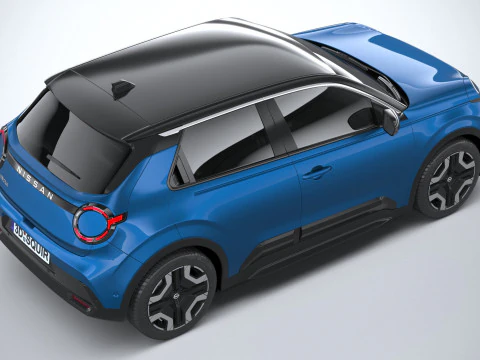 Nissan Micra EV 2026 3D Model