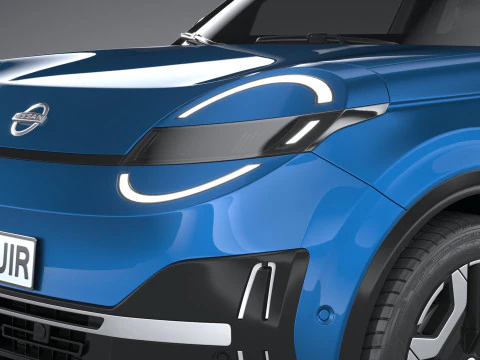 Nissan Micra EV 2026 3D Model