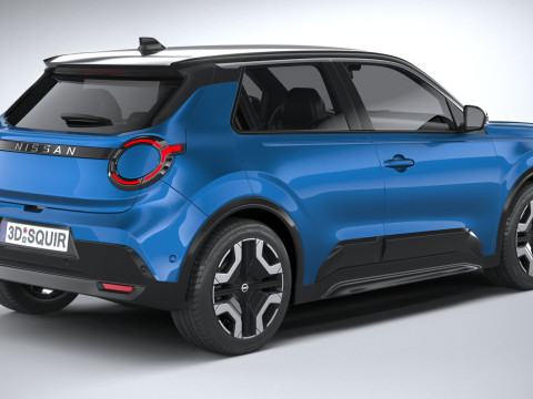 Nissan Micra EV 2026 Modelo 3D