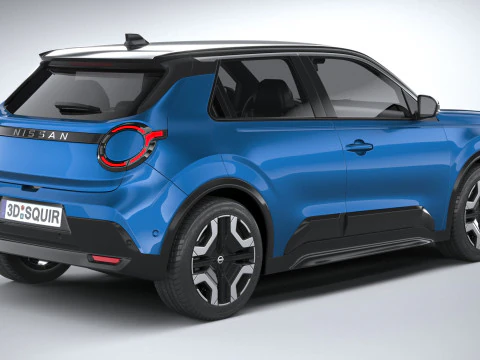 Nissan Micra EV 2026 3D Model