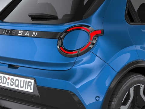 Nissan Micra EV 2026 Modelo 3D