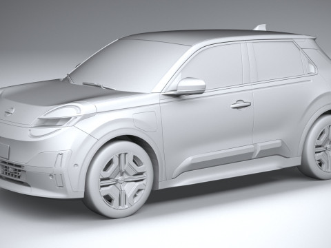 Nissan Micra EV 2026 Modelo 3D