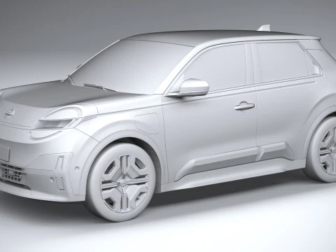 Nissan Micra EV 2026 3D Model