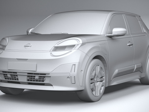 Nissan Micra EV 2026 Modelo 3D