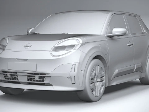 Nissan Micra EV 2026 3D Model