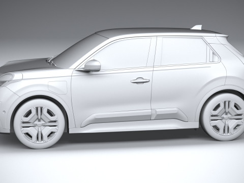 Nissan Micra EV 2026 Modelo 3D