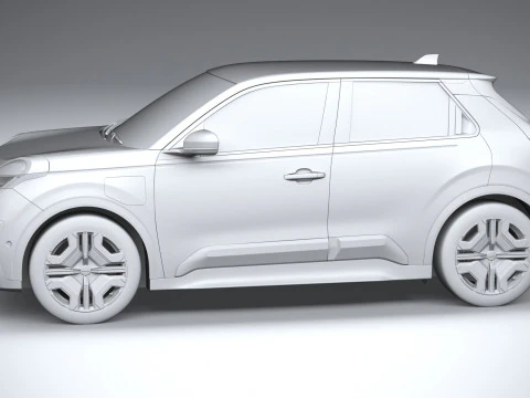 Nissan Micra EV 2026 3D Model