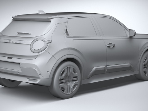 Nissan Micra EV 2026 Modelo 3D