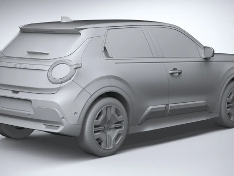 Nissan Micra EV 2026 3D Model