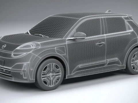 Nissan Micra EV 2026 3D Model
