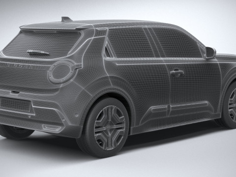 Nissan Micra EV 2026 Modelo 3D