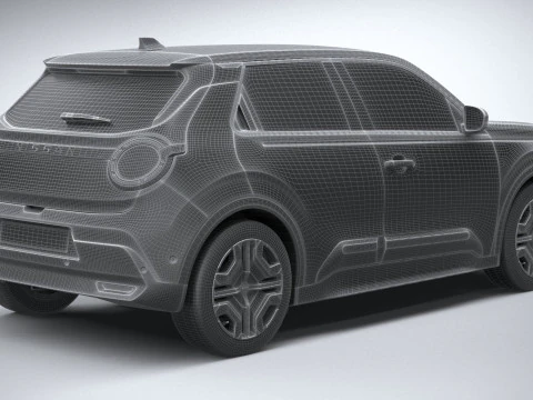 Nissan Micra EV 2026 3D Model