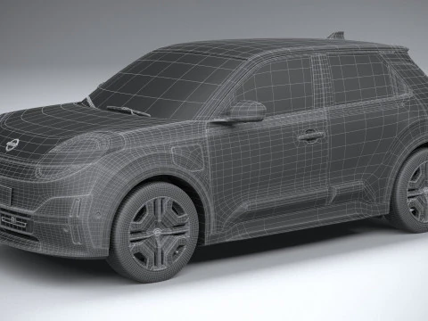 Nissan Micra EV 2026 3D Model