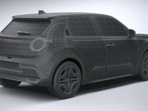 Nissan Micra EV 2026 Modelo 3D