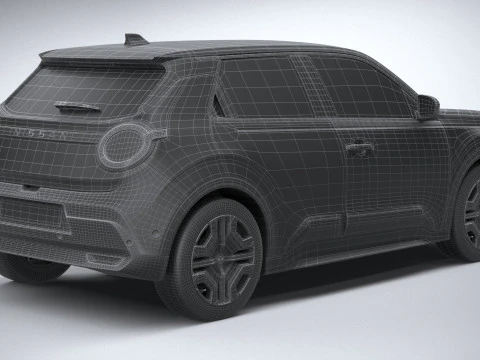 Nissan Micra EV 2026 3D Model
